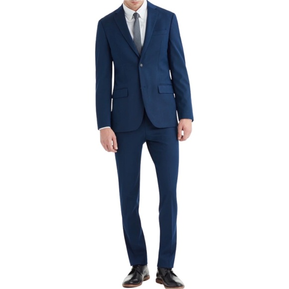 BEN SHERMAN Burge Bi-Stretch Two-Button Notch Lapel Blazer Sport Coat Blue - Picture 5 of 15